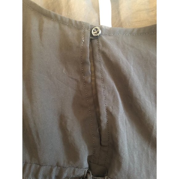 BCBGeneration Short Sleeve Blouse in Black Size XS - Picture 9 of 10